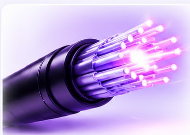Fibra óptica de alta velocidade